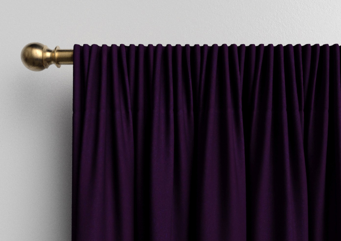 Faux Suede, Purple - Made to Measure Curtains - Image 9